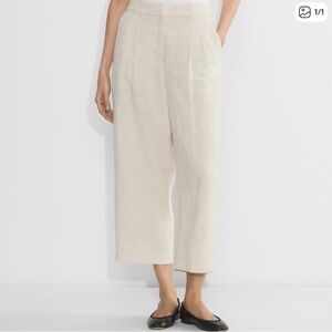 Aritzia effortless linen pants
